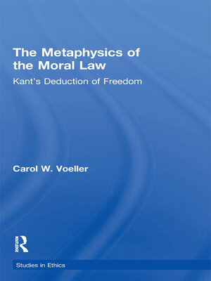 cover image of The Metaphysics of the Moral Law